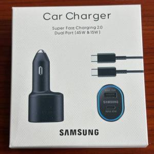 شاحن سيارة سامسونغ 45W + 15W