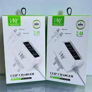 شاحن تايب سي+مايكرو HY-40/41 2.4A