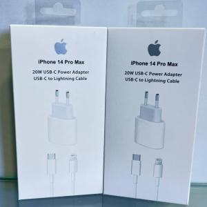 شاحن IPHONE 14 PRO MAX 20W بكج ابيض